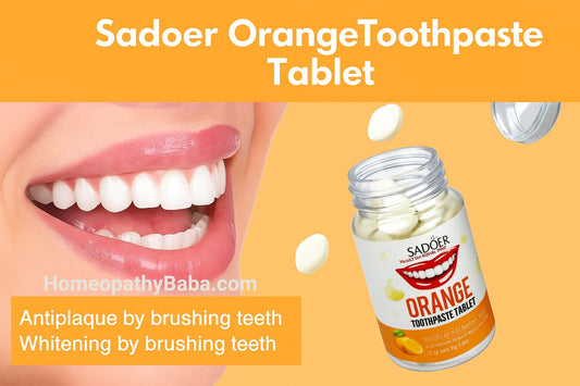 Sadoer Orange Toothpaste Tablets (قدرتی دانت صاف کرنے والی گولیاں)