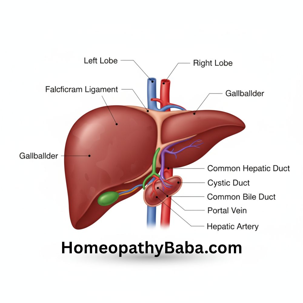 فیٹی لیور (جگر کی چربی): علامات، وجوہات اور ہومیوپیتھی میں علاج
