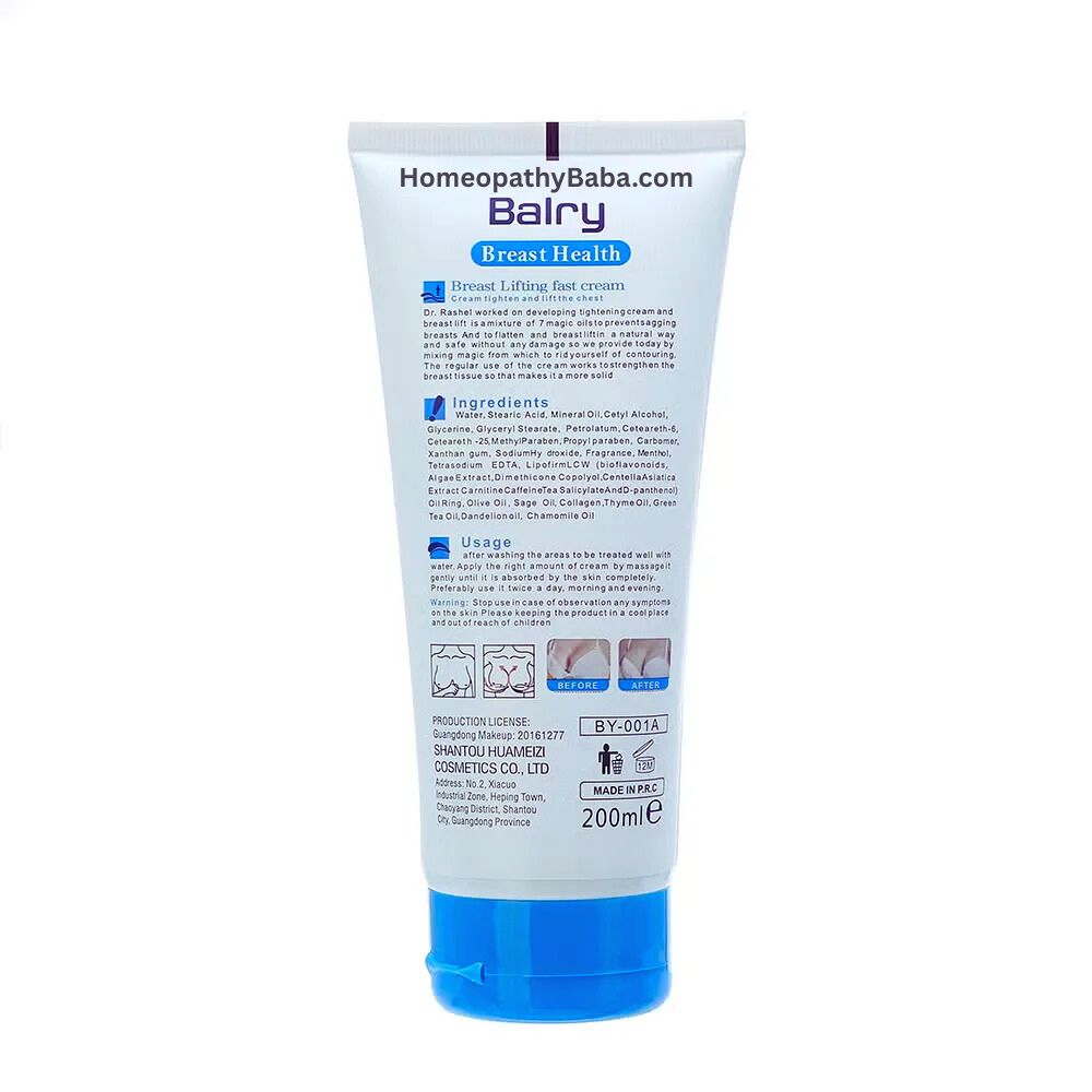 Balry Breast Lifting Cream for Firmness & Postpartum Care | HomeopathyBaba.com