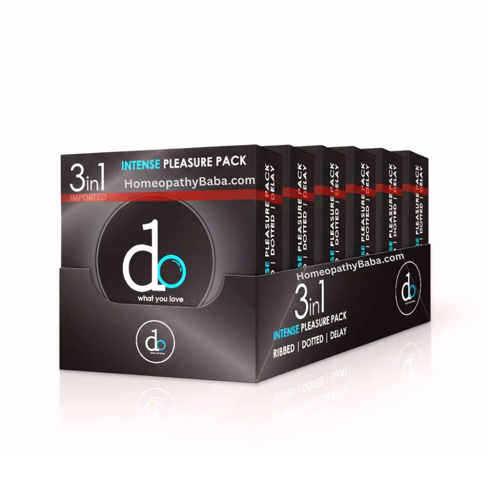 DO Intense Pleasure 3-in-1 Condoms (18 Pack) | HomeopathyBaba.com