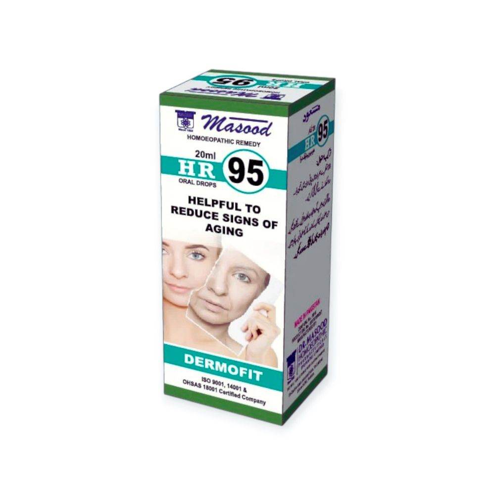 DR Masood HR 95 Drops for Face Collagen - HomeopathyBaba.Com