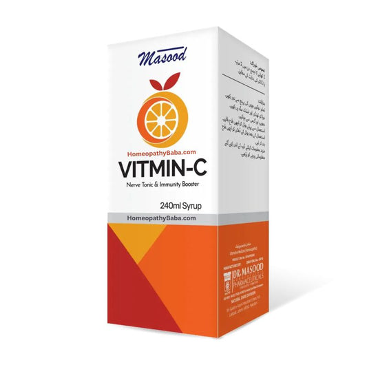 Dr. Masood VITMIN-C Syrup | Brain Tonic & Stress Relief 240ml