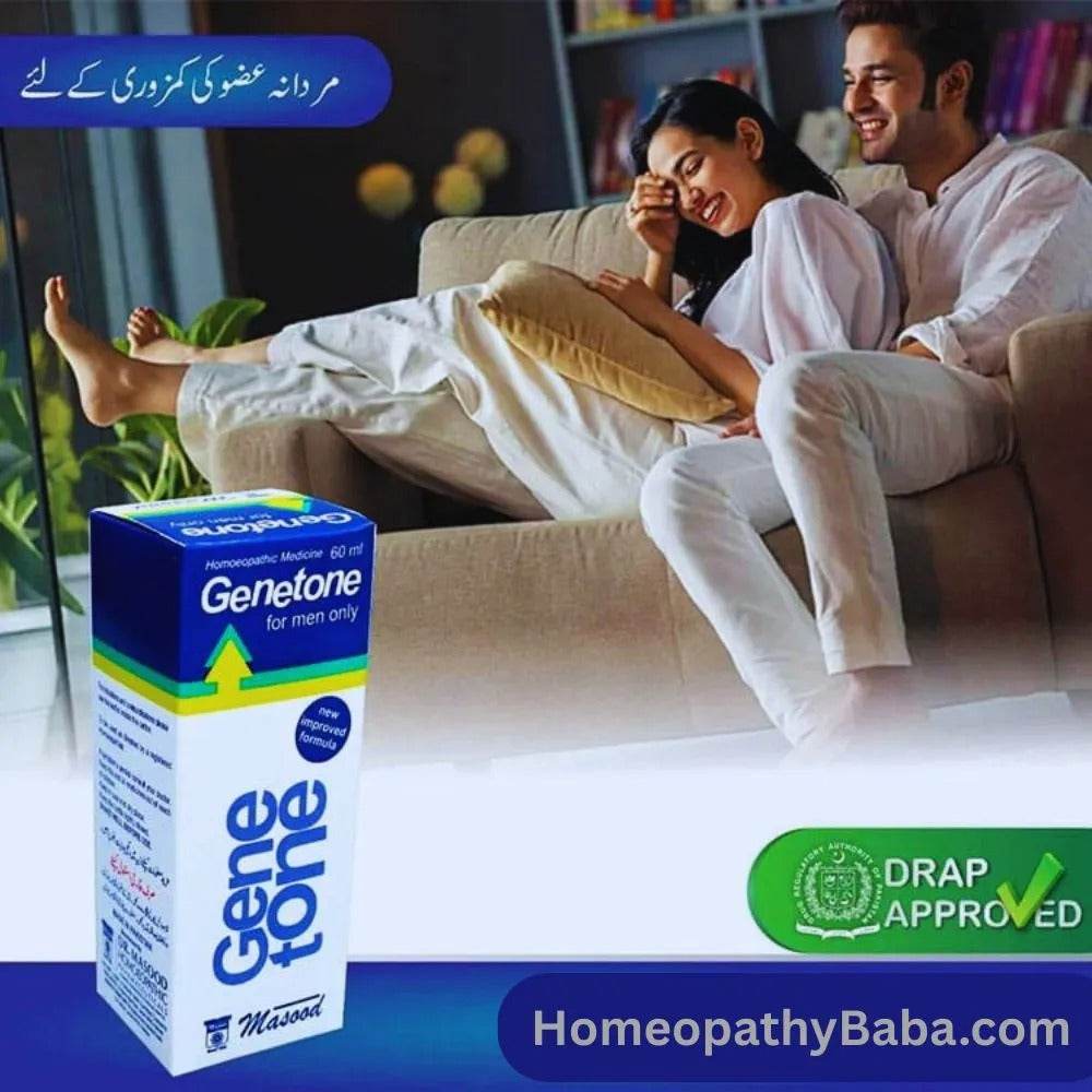 Dr Masood Genetone Oil 60ml - HomeopathyBaba.Com