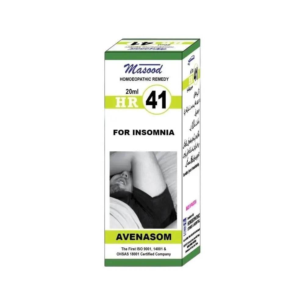Dr Masood HR 41 Drops for Insomnia - HomeopathyBaba.Com