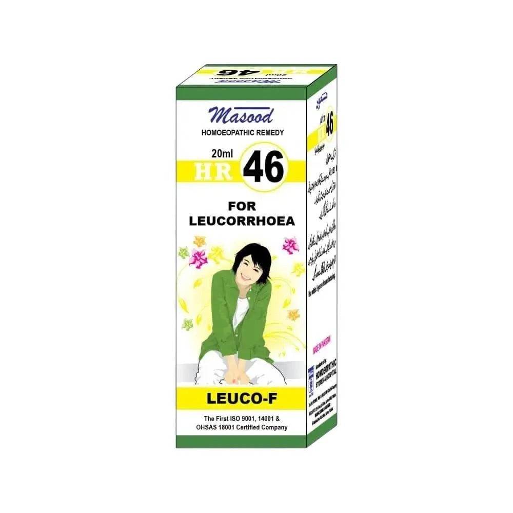 Dr Masood HR 46 Drops for Leucorrhoea - HomeopathyBaba.Com