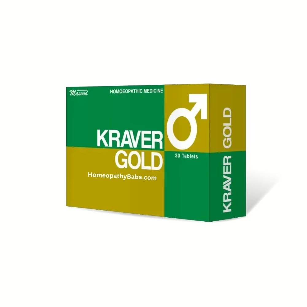 Dr Masood Kraver Gold Tablets For Sexual Weakness in Men - HomeopathyBaba.Com