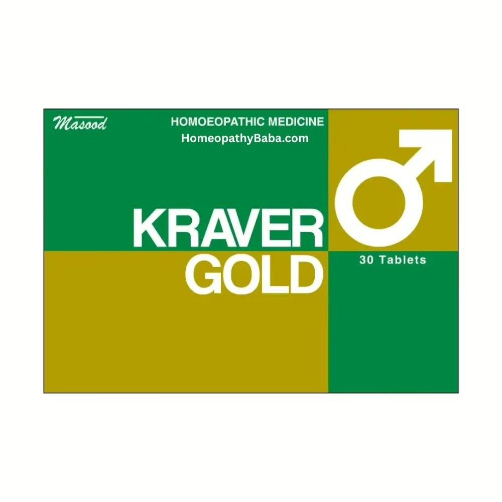 Dr Masood Kraver Gold Tablets For Sexual Weakness in Men - HomeopathyBaba.Com