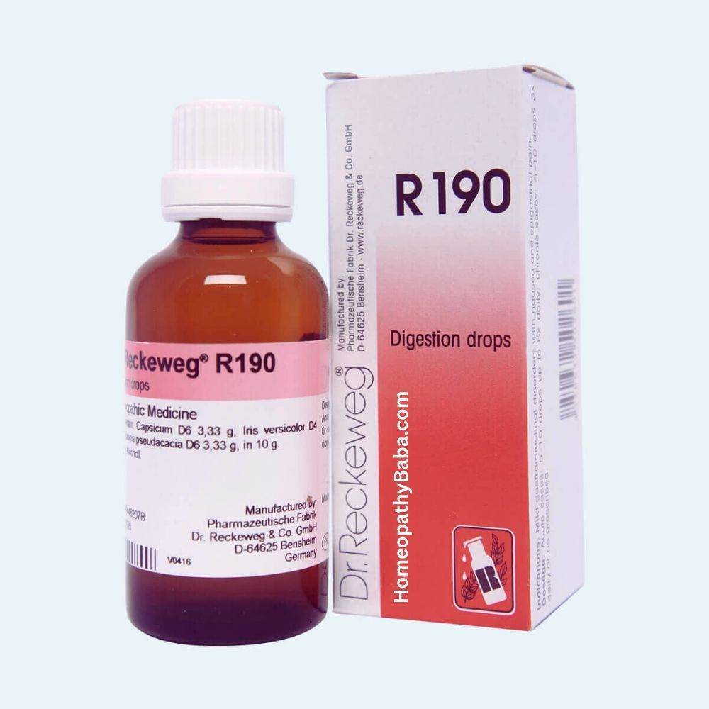 Dr Reckeweg R190 Digestion Drops - HomeopathyBaba.Com