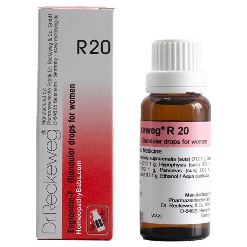 Dr Reckeweg R20 Glandular Drops for Women - HomeopathyBaba.Com