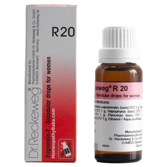 Dr Reckeweg R20 Glandular Drops for Women - HomeopathyBaba.Com