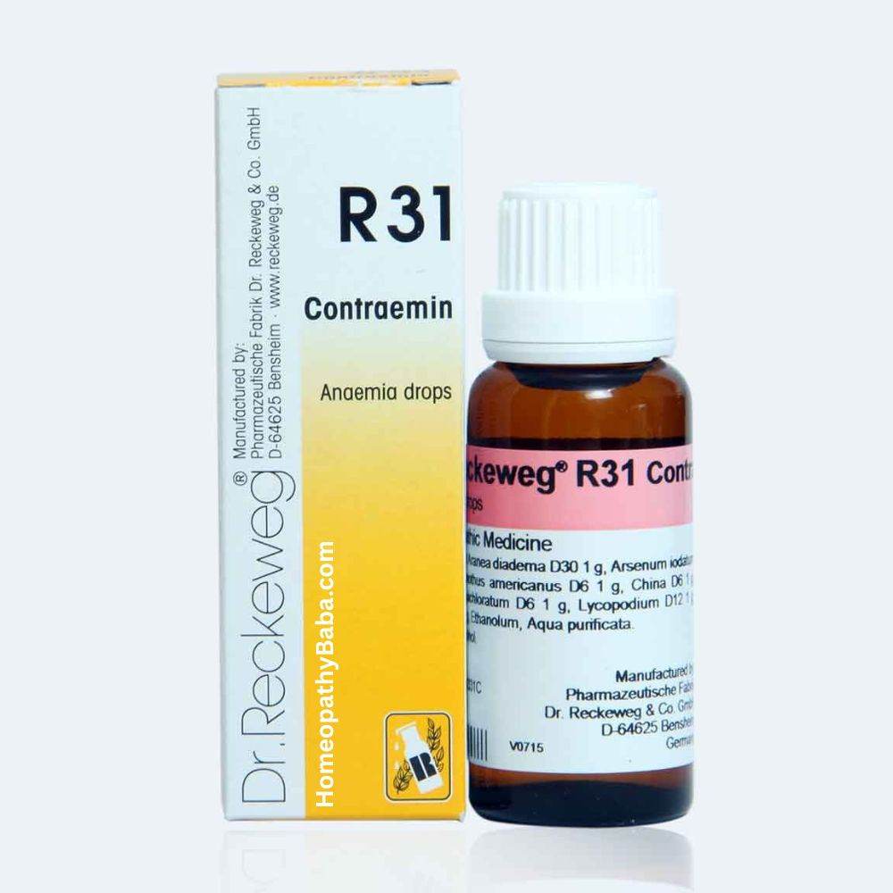 Dr Reckeweg R31 Anaemia Drops - HomeopathyBaba.Com