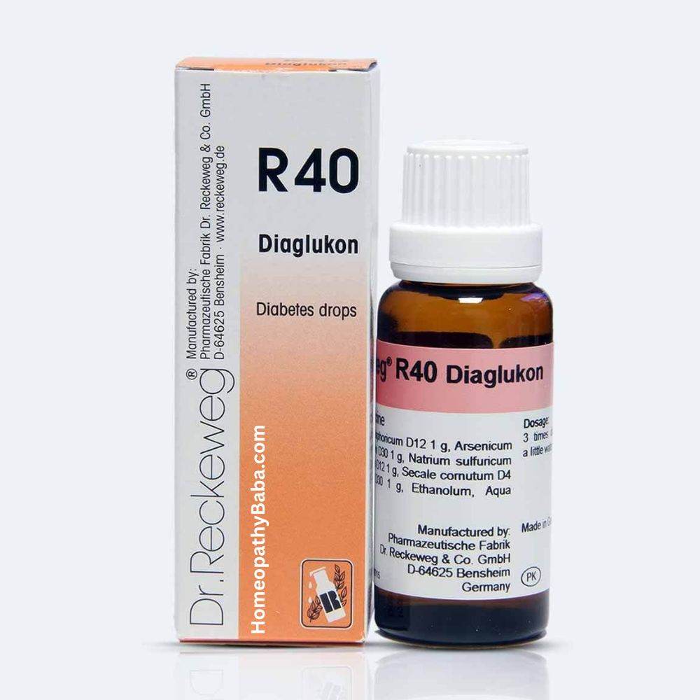 Dr Reckeweg R40 Diabetes Drops - HomeopathyBaba.Com
