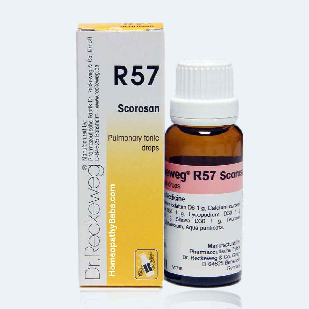 Dr Reckeweg R57 Pulmonary Tonic Drops - HomeopathyBaba.Com