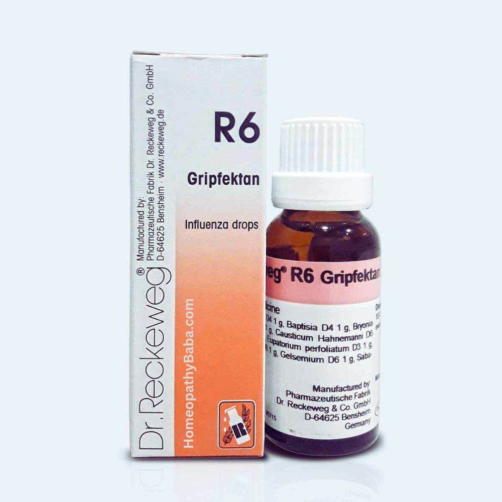 Dr Reckeweg R6 Influenza Drops - HomeopathyBaba.Com