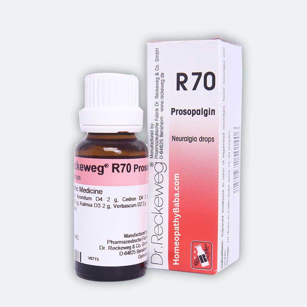 Dr Reckeweg R70 Neuralgia Drops - HomeopathyBaba.Com