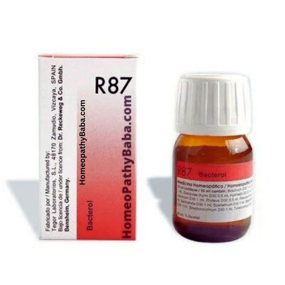 Dr Reckeweg R87 Anti-Bacterial Drops - HomeopathyBaba.Com