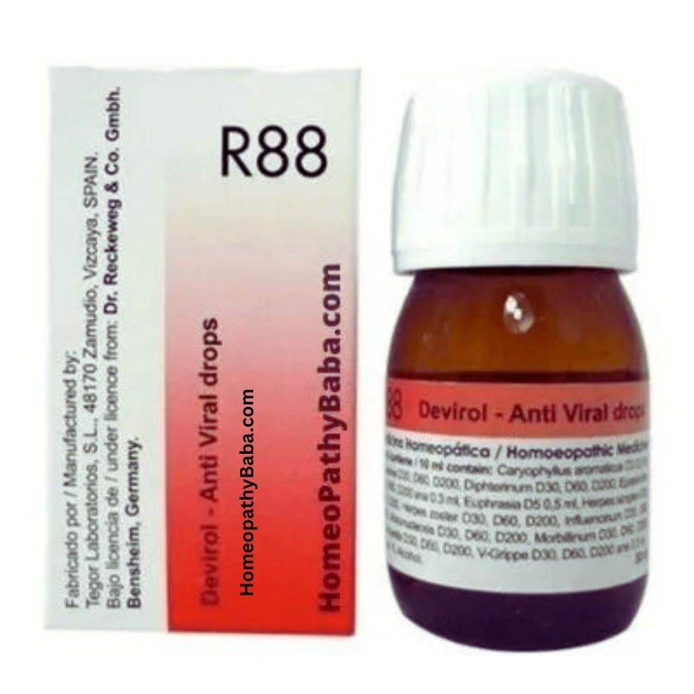 Dr Reckeweg R88 Anti-Viral Drops - HomeopathyBaba.Com