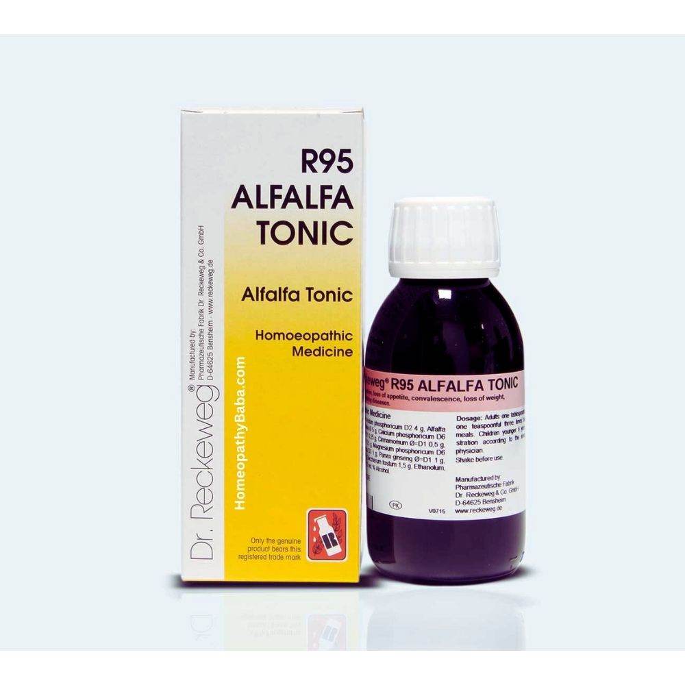 Dr Reckeweg R95 Alfalfa Tonic 100ml - HomeopathyBaba.Com