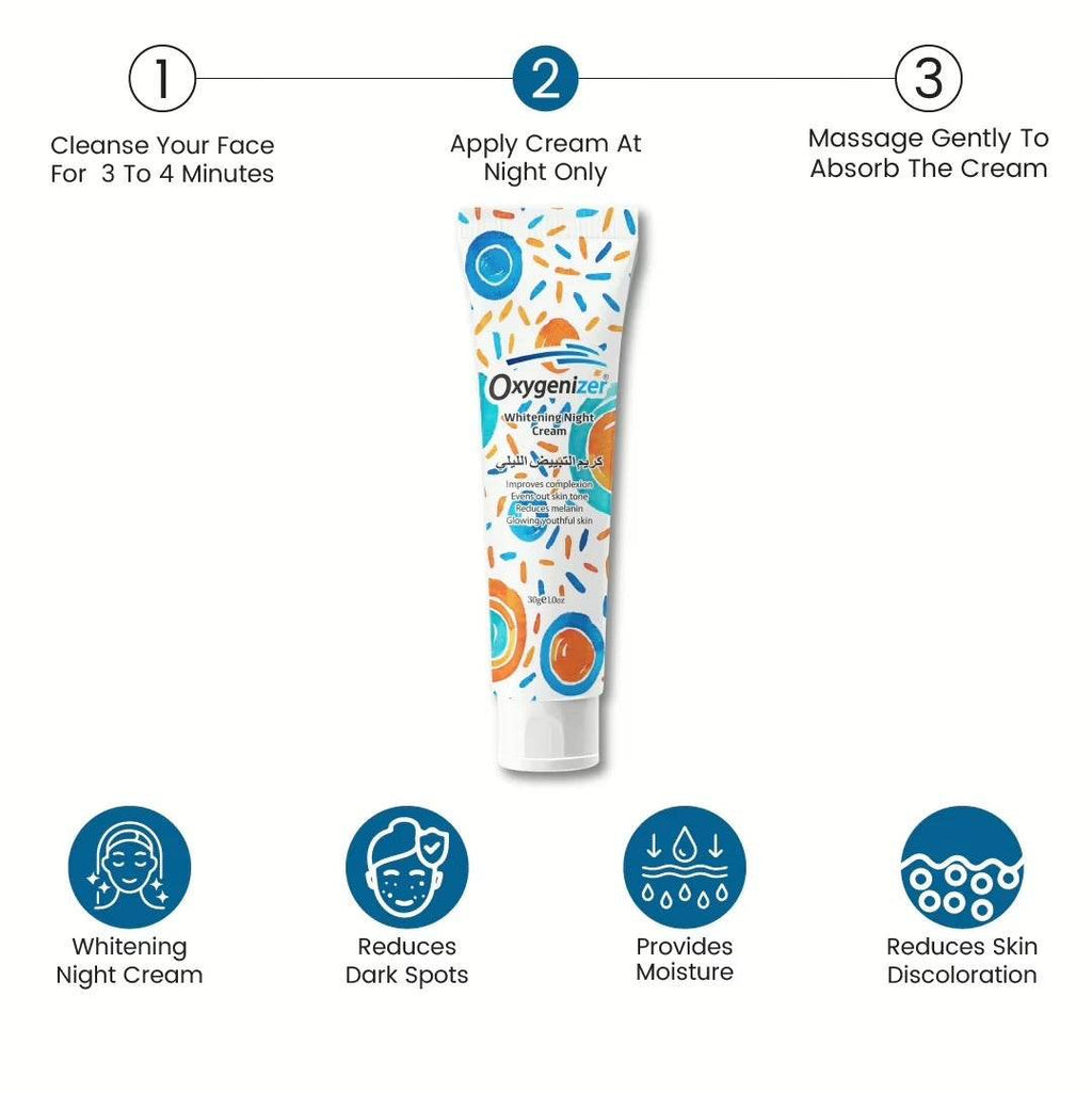 Dr Romia Oxygenizer Whitening Night Cream 30g - HomeopathyBaba.Com