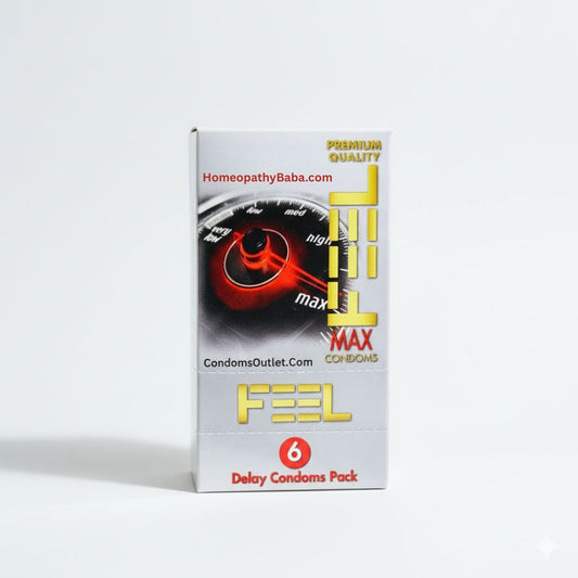 Feel Max Delay Condoms (18 Pack) for Maximum Performance | HomeopathyBaba.com