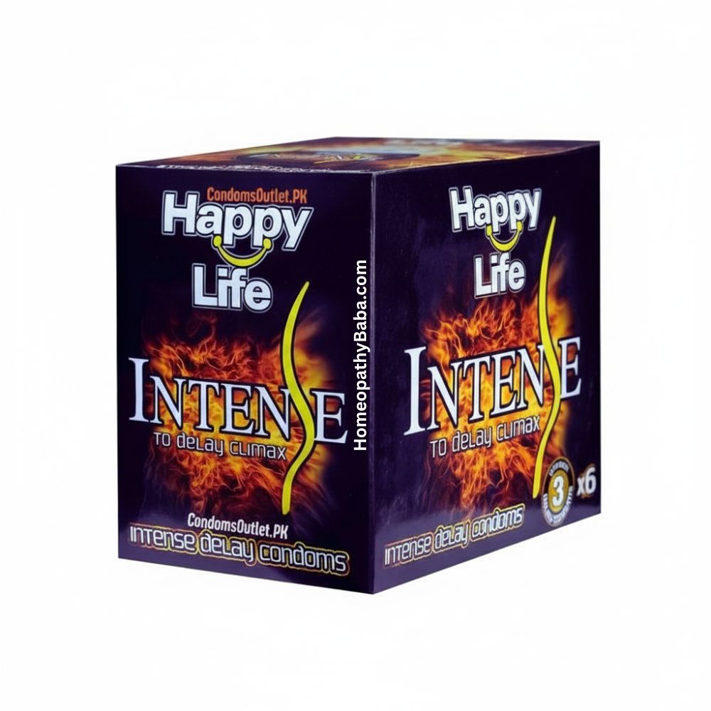 Happy Life Intense Delay Condoms for Maximum Performance | HomeopathyBaba.com