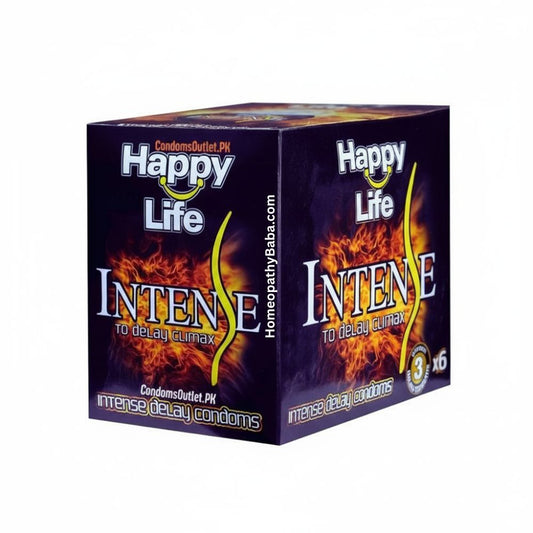 Happy Life Intense Delay Condoms for Maximum Performance | HomeopathyBaba.com