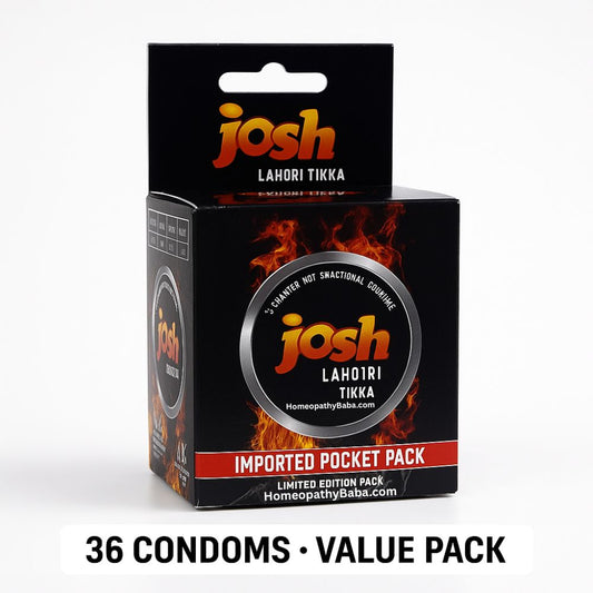 Josh Lahori Tikka 36 Condoms Value Pack - HomeopathyBaba.com