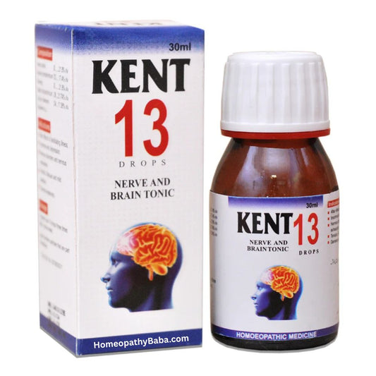 Kent 13 Nerve & Brain Tonic Drops for mental clarity and stress relief | Homeopathy Baba