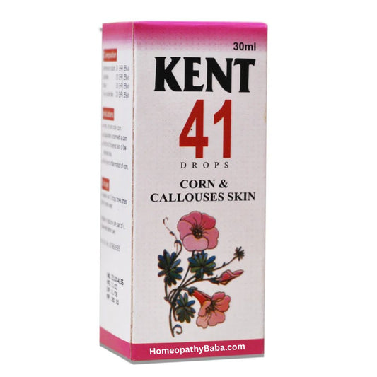 Kent 41 Drops for natural relief from corns and calluses | Homeopathy Baba