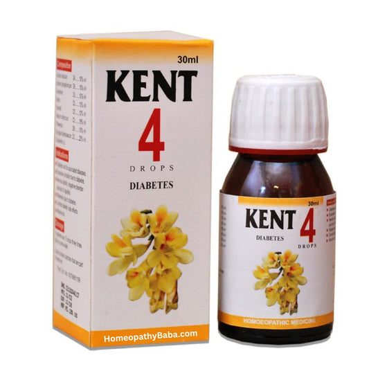 Kent 4 Drops for supporting healthy blood sugar levels | Homeopathy Baba