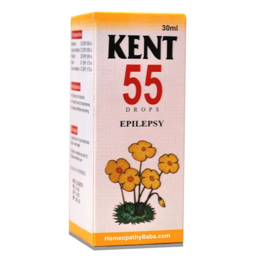 Kent 55 Drops for natural support in managing epilepsy and seizures | Homeopathy Baba