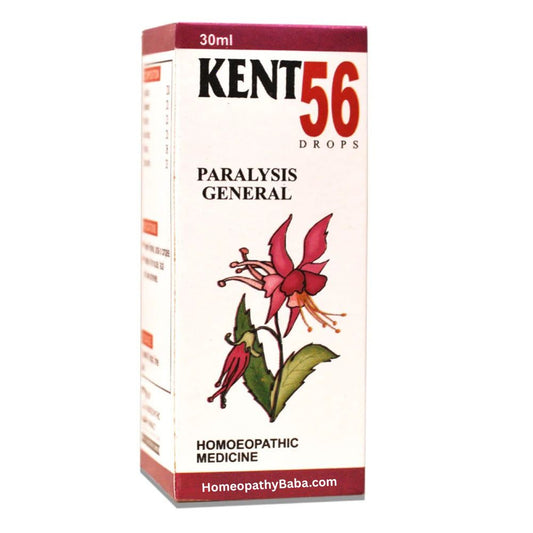 Kent 56 Drops for natural support in cases of paralysis and nerve damage | Homeopathy Baba