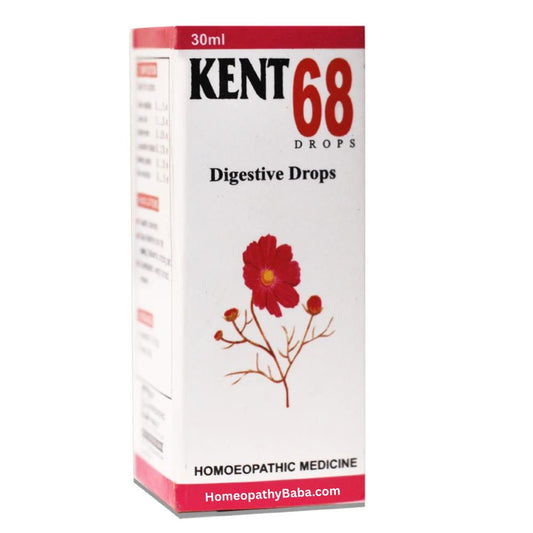 Kent 68 Drops for natural relief from indigestion, gas, and bloating | Homeopathy Baba