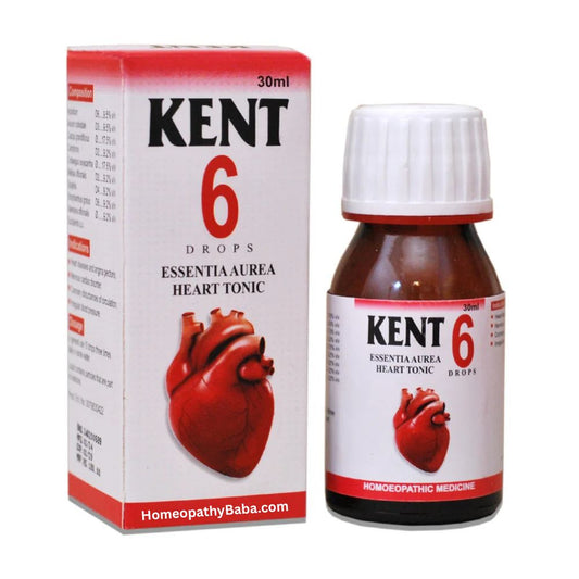 Kent 6 Essentia Aurea Heart Tonic Drops for cardiovascular support | Homeopathy Baba