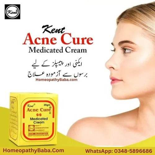 Kent Acne Cure Cream 20g - HomeopathyBaba.Com