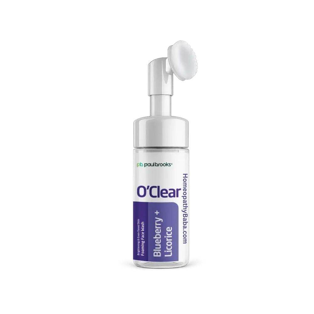 O'Clear Foaming Face Wash bottle with visible branding on a white background

