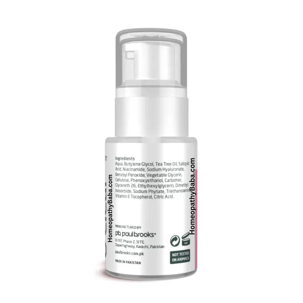 Paul Brooks Acne Clear Serum 30ml - HomeopathyBaba.Com
