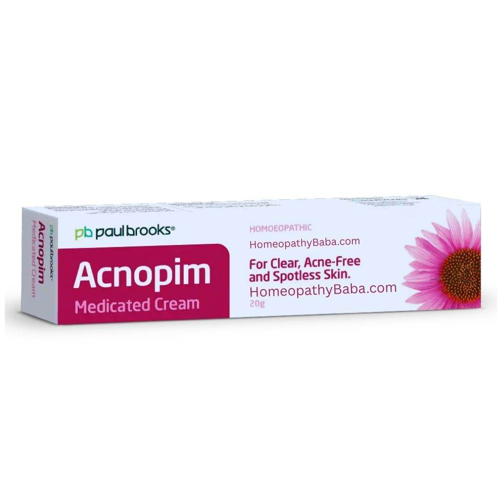 Paul Brooks Acnopim Acne & Freckles Cream 20g - HomeopathyBaba.Com
