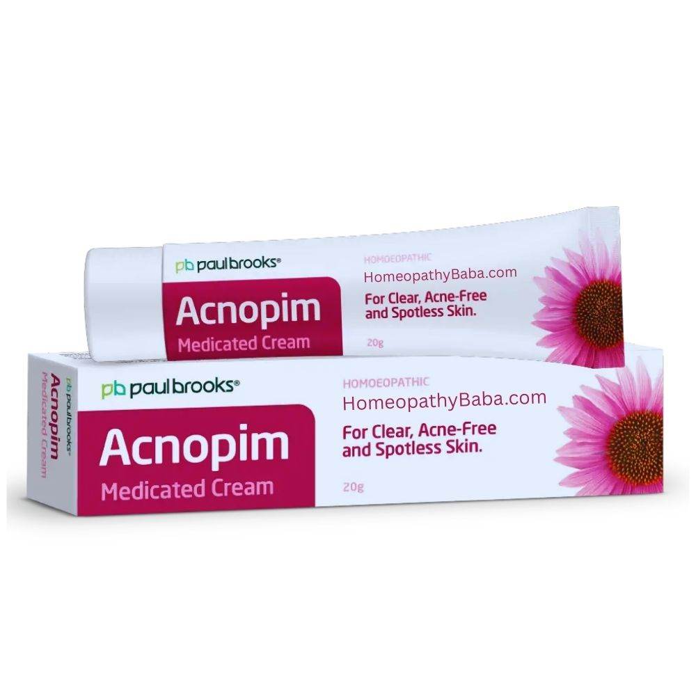 Paul Brooks Acnopim Acne & Freckles Cream 20g - HomeopathyBaba.Com
