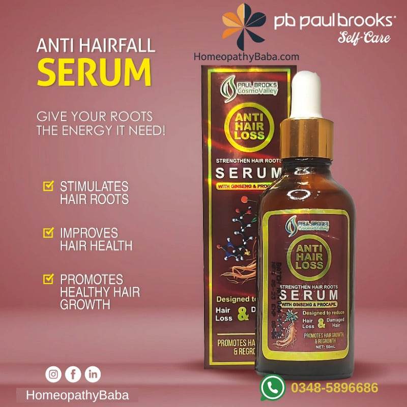 Paul Brooks Anti Hair Loss Serum 50ml - HomeopathyBaba.Com