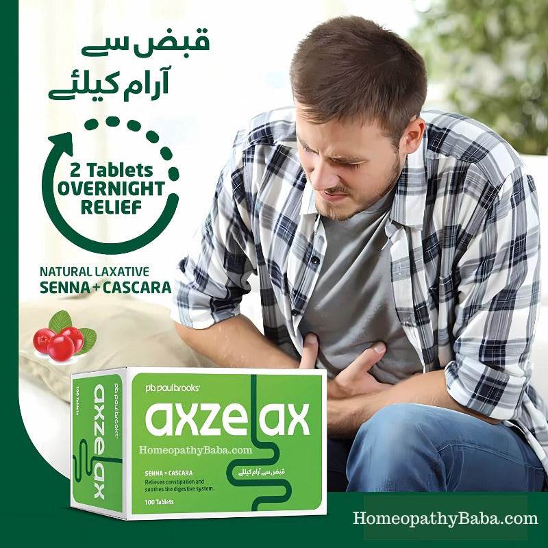 Paul Brooks Axzelax Tablets (20 Tabs) - HomeopathyBaba.Com