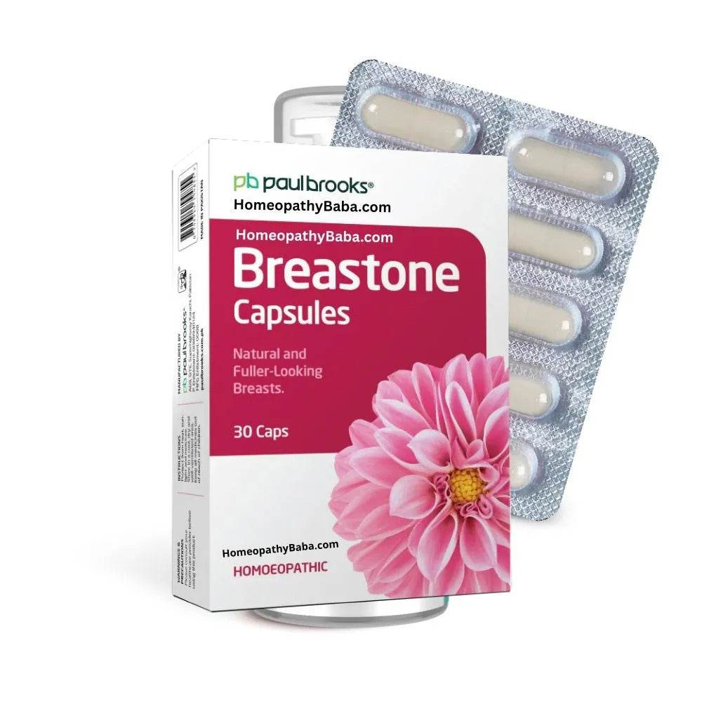 Paul Brooks BreasTone Capsules For Breast Enlargement - HomeopathyBaba.Com