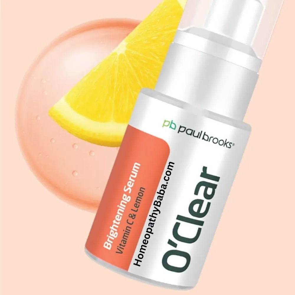 Paul Brooks O'Clear Brightening Serum with Vitamin C and Lemon | Homeopathy Baba