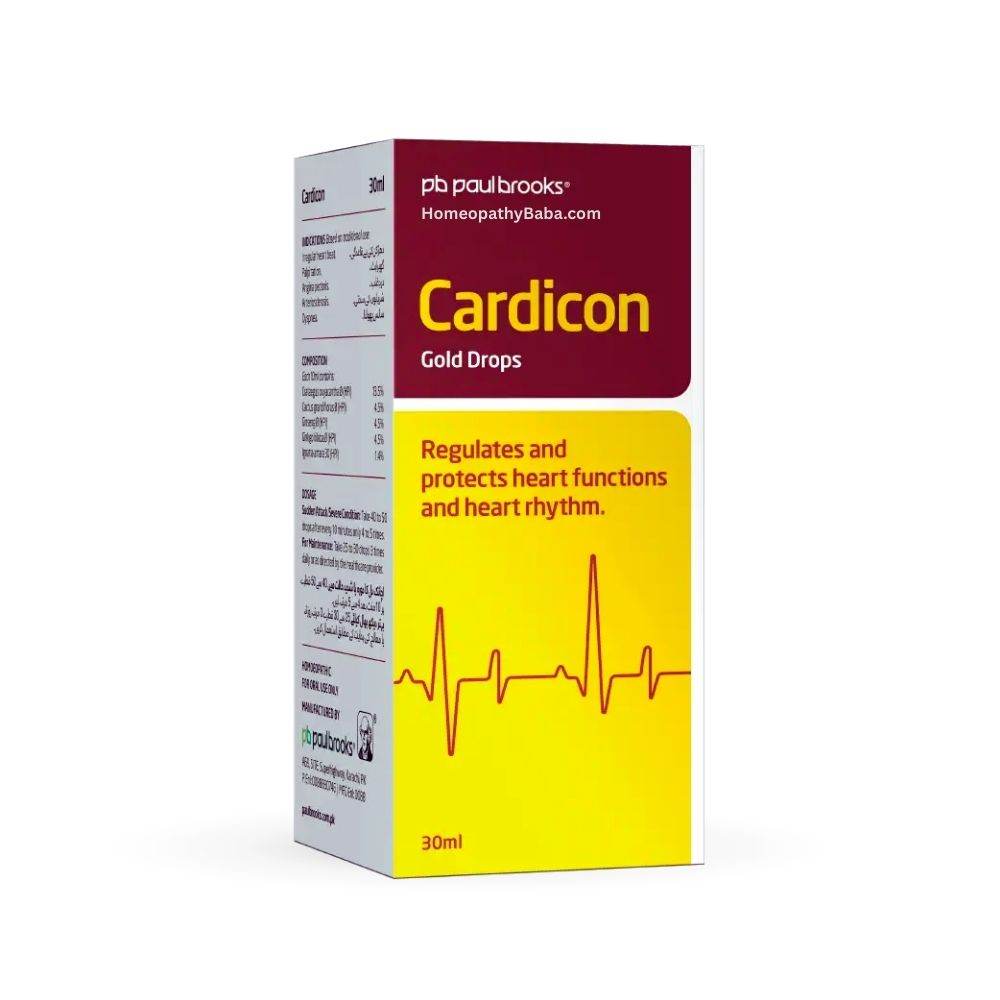 Paul Brooks Cardicon Gold Drops 30ml - HomeopathyBaba.Com