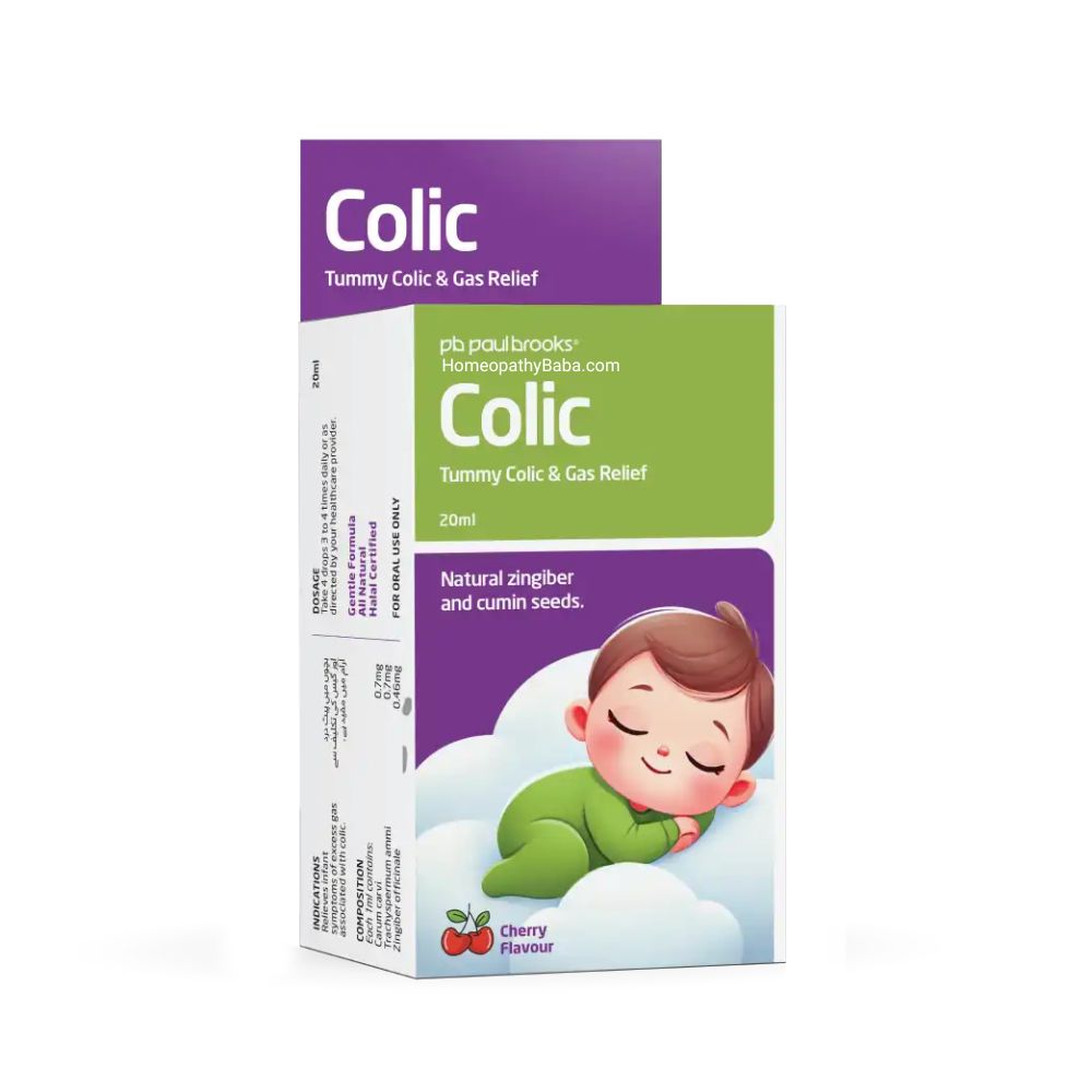 Paul Brooks Colic Drops for Baby Gas & Colic Relief | HomeopathyBaba.com
