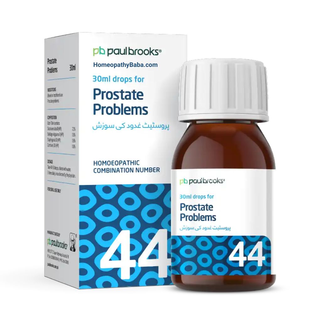 Paul Brooks Combination No. 44 for prostate health | HomeopathyBaba.com