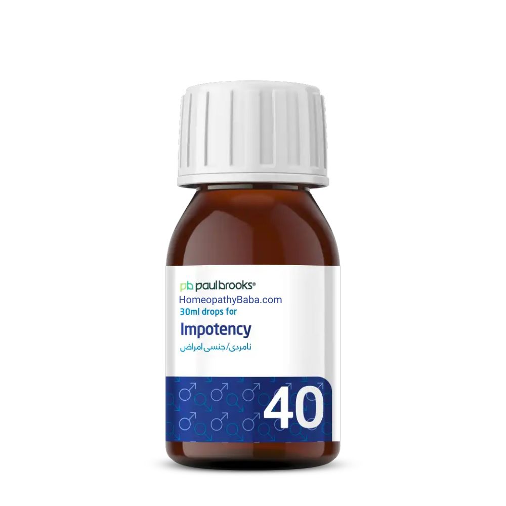Paul Brooks Combination No 40 for Male Performance & Vitality | HomeopathyBaba.com