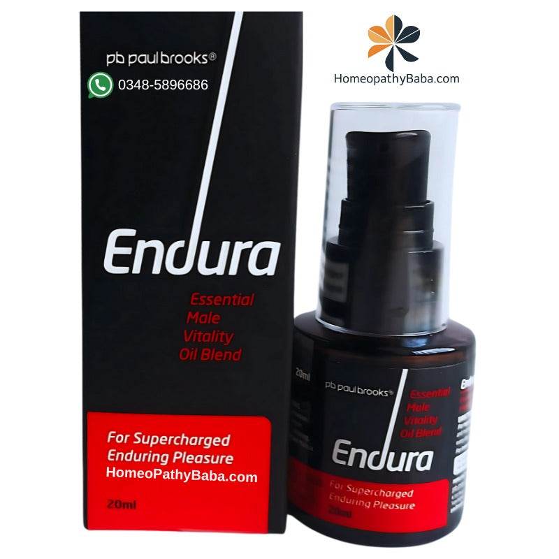 Paul Brooks Endura Male Oil 20ml - HomeopathyBaba.Com