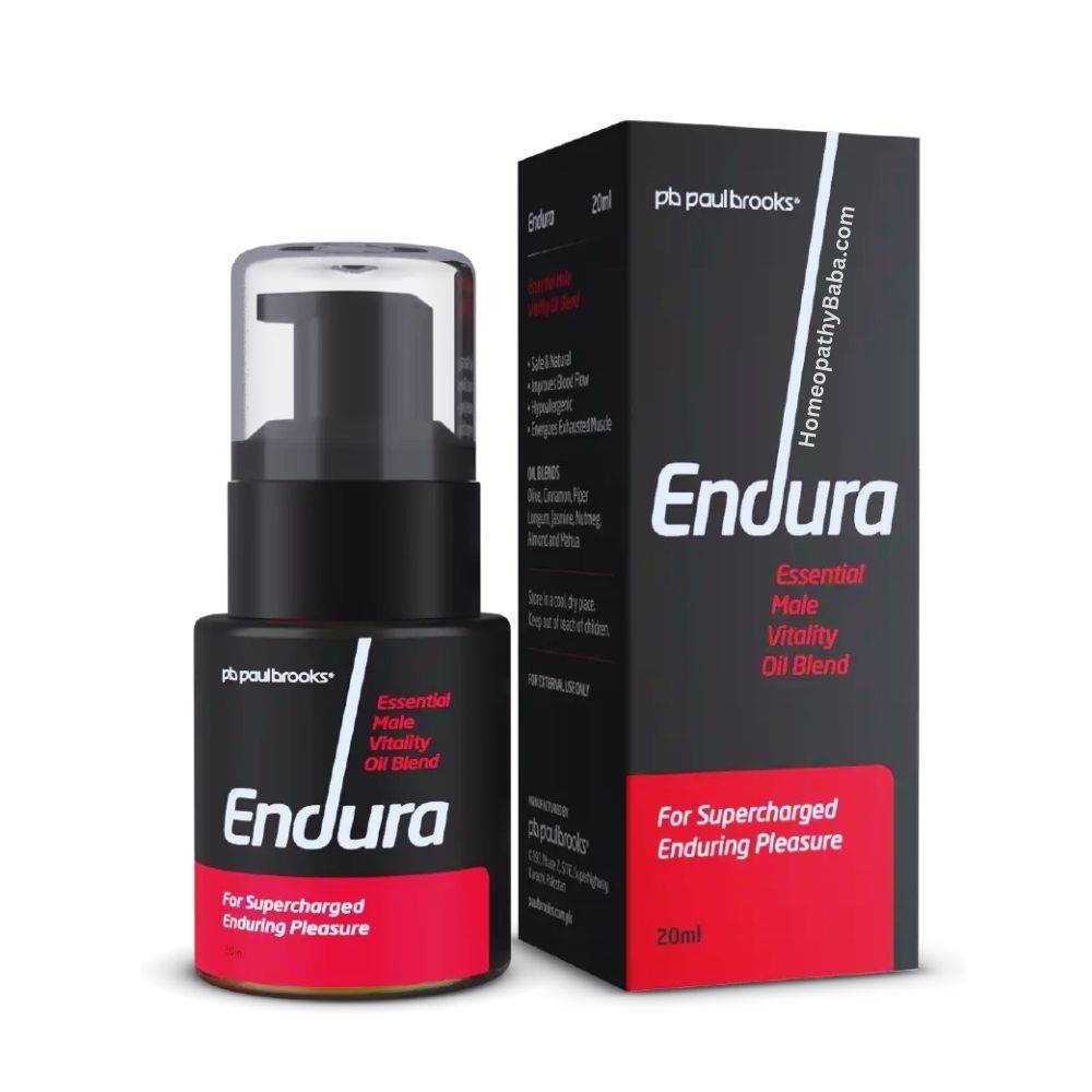 Paul Brooks Endura Male Oil 20ml - HomeopathyBaba.Com