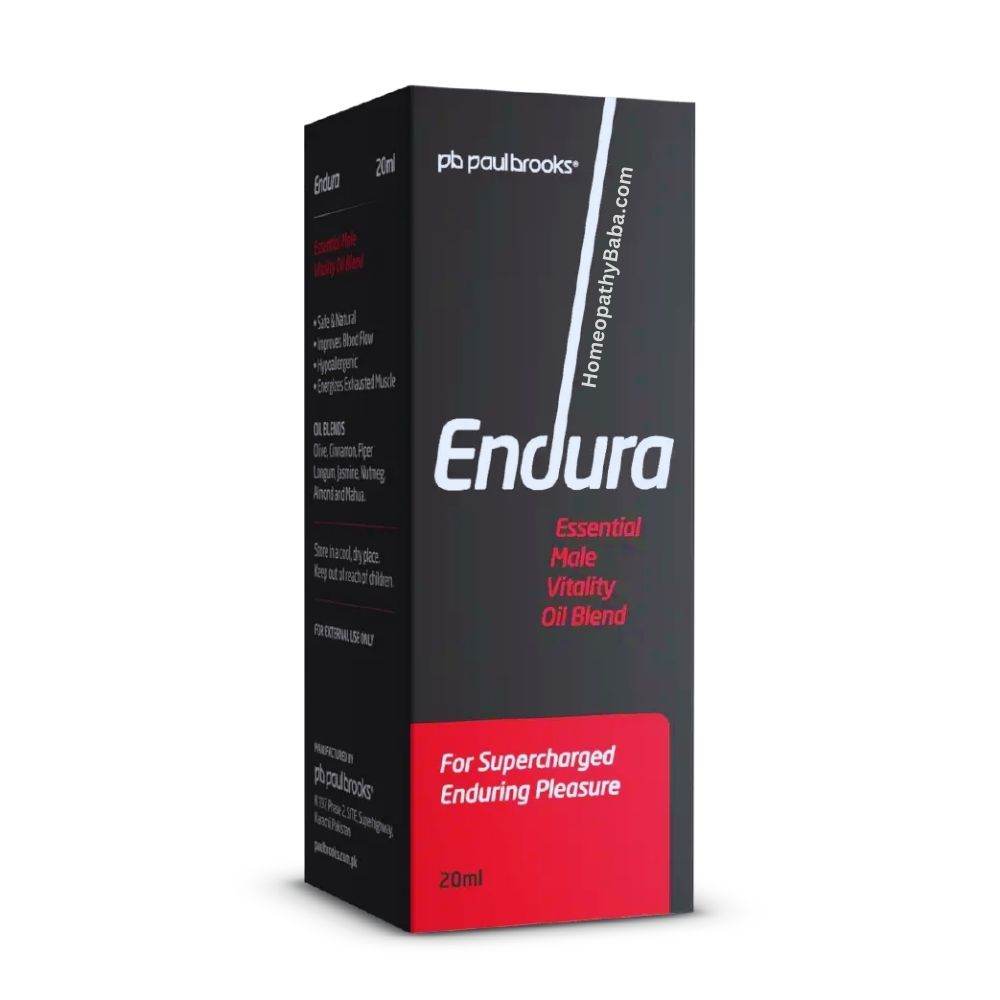 Paul Brooks Endura Male Oil 20ml - HomeopathyBaba.Com